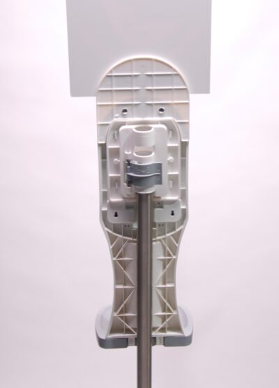 achterzijde van dispenser houder