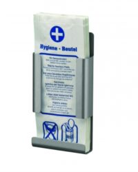 MediQo-line Hygiënezakjesdispenser aluminium