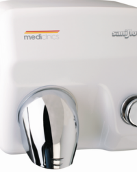Mediclinics Handendroger wit drukknop