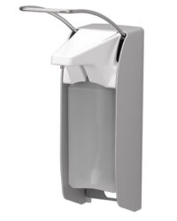 MediQo-line Zeep- & desinfectiemiddeldispenser 500 ml LB aluminium - ingo-man plus versie