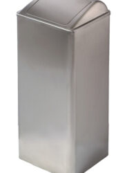 Mediclinics afvalbak gesloten 80 liter RVS